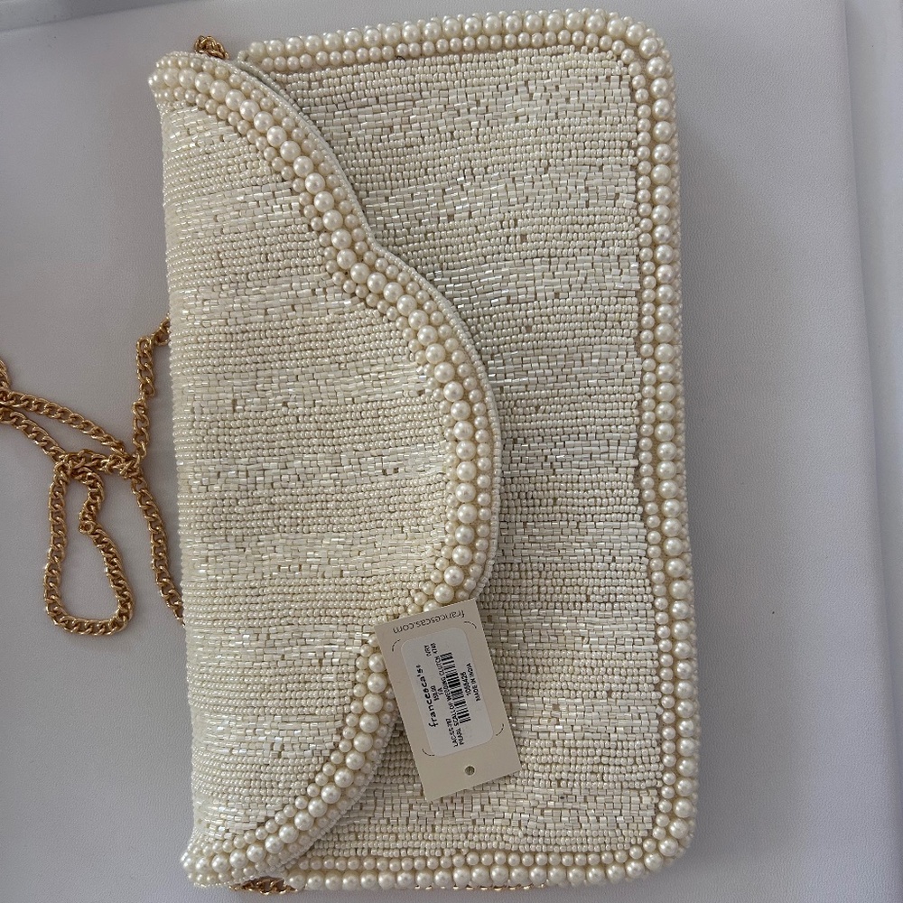 NEW Francesca’s Cream bag - Picture 4 of 5